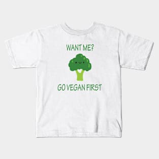 Go Vegan First Kids T-Shirt